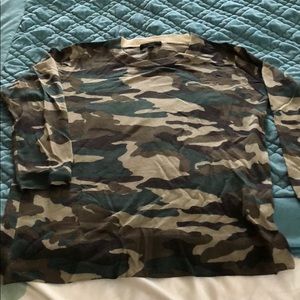 J Crew M Tippi Camo sweater